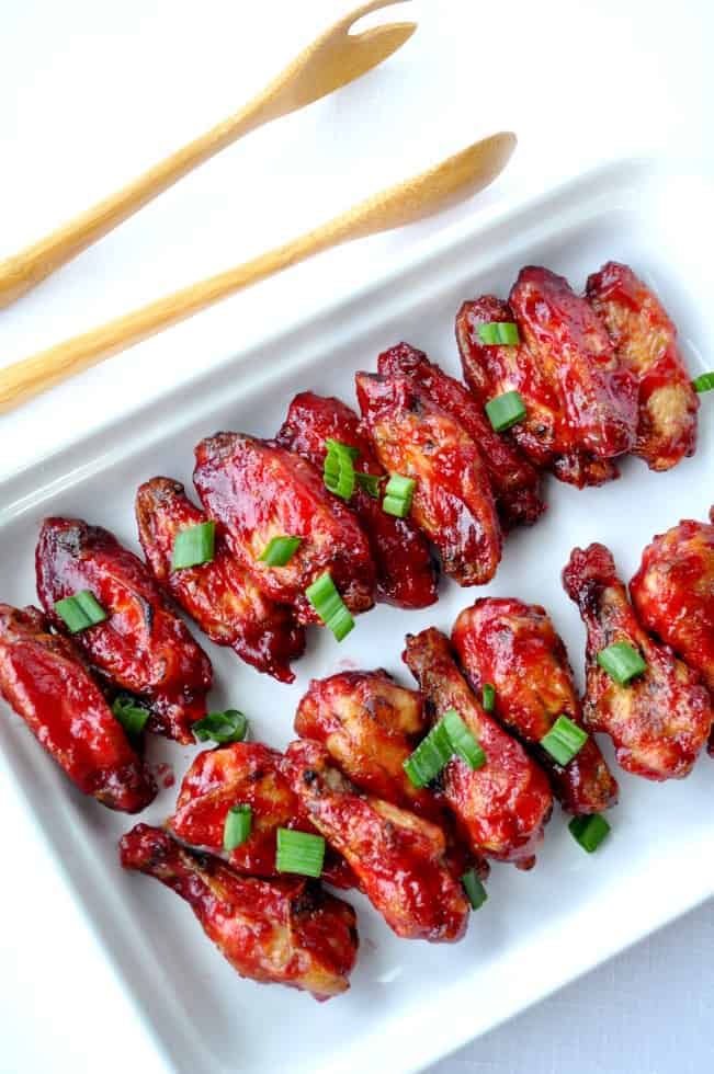 Cranberry Glazed Chili Chicken Wings - Flavour and Savour