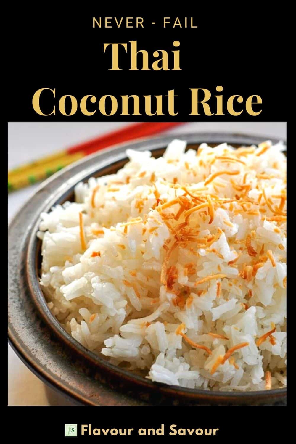 Never-Fail Thai Coconut Rice - Flavour and Savour