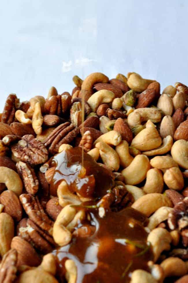 Sweet and Spicy Rosemary Nuts - Flavour and Savour