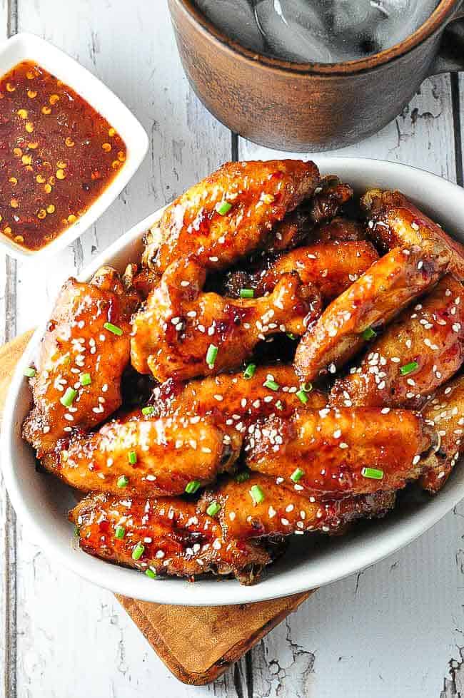 Chipotle Honey-Mustard Chicken Wings - Flavour and Savour