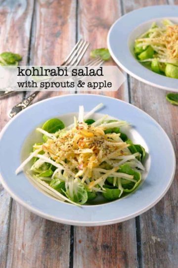 Fresh and Crisp Kohlrabi Winter Salad - Flavour and Savour