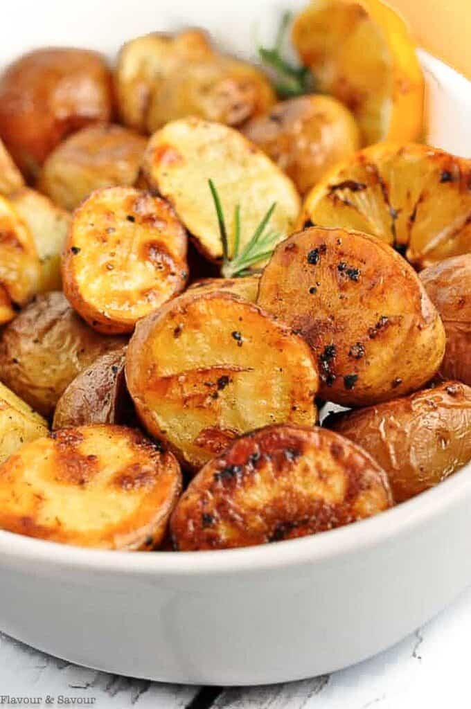 Crispy Lemon Oven-Roasted Potatoes - Flavour and Savour