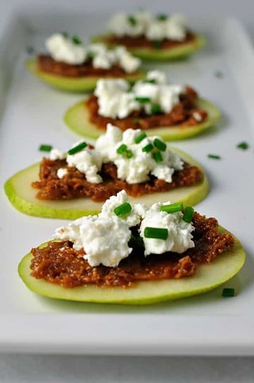 Fig and Goat Cheese Crostini - Flavour and Savour