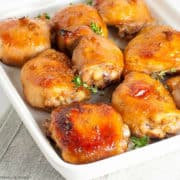 Paleo Maple Garlic Glazed Chicken - Flavour And Savour