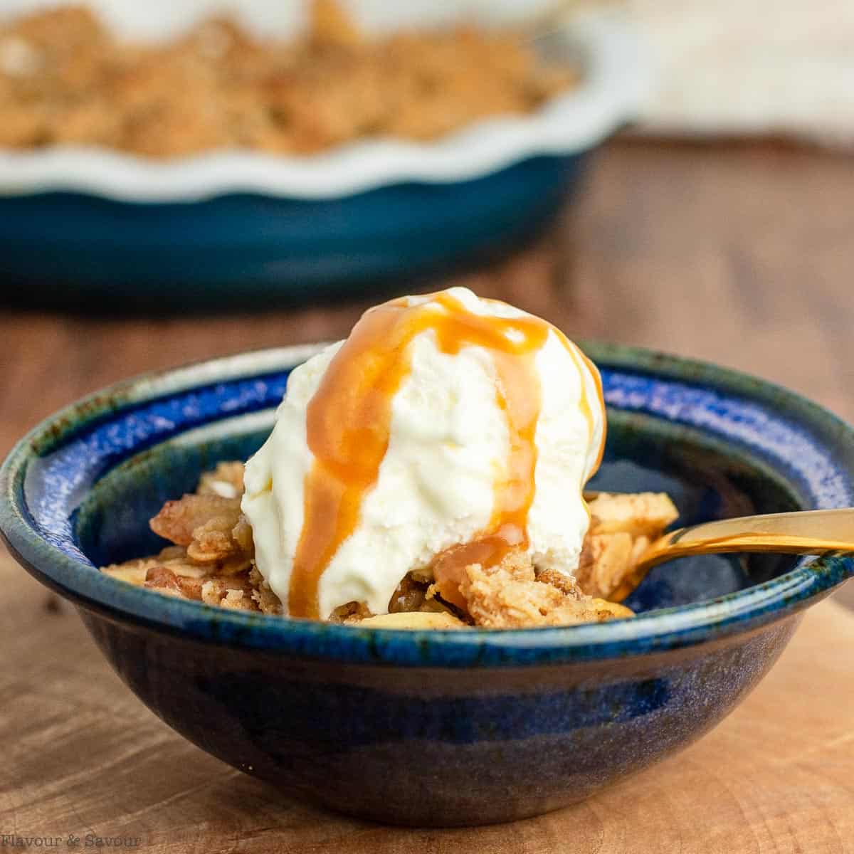 Cherry Crisp with Frozen Cherries - Flavour and Savour