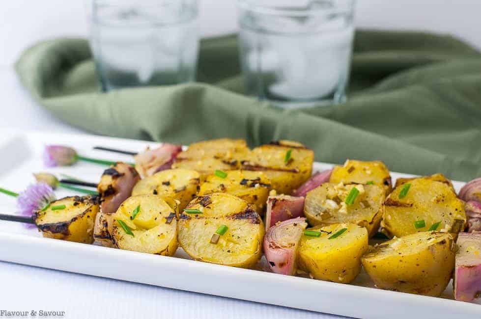 Skewered Grilled Potatoes