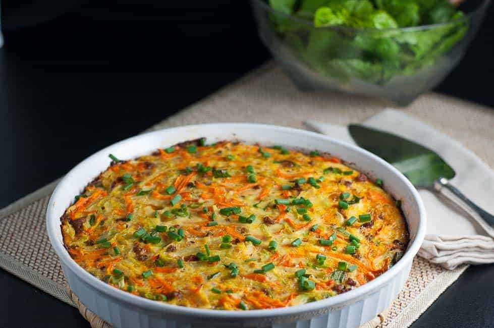 Lazy-Girl Healthy Kohlrabi Quiche - Flavour and Savour