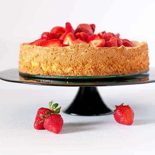 Gluten-Free Lemon Almond Cake with Strawberries