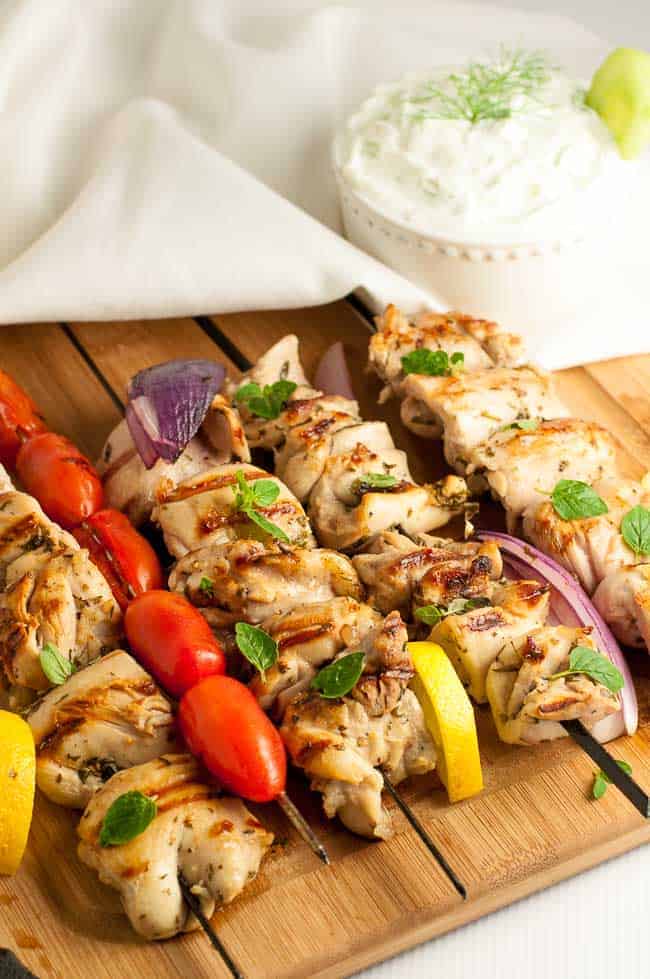 greek chicken shish kabob marinade recipe