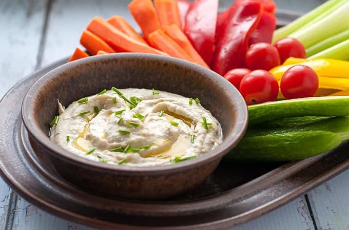 Creamy Cannellini Lemon Feta Dip - Flavour and Savour