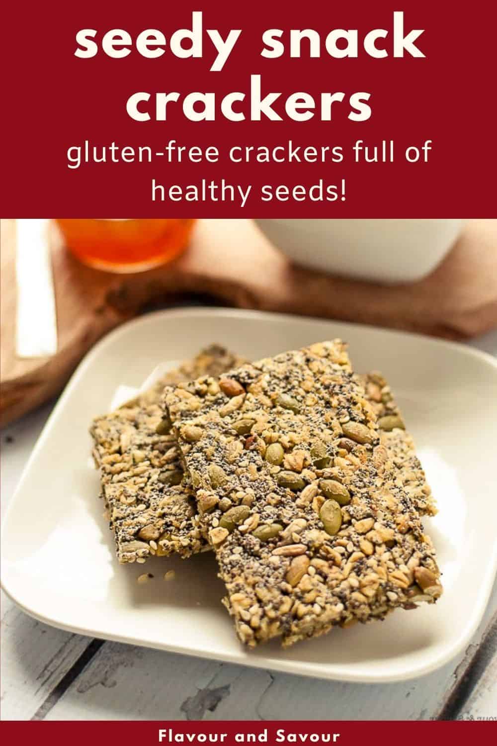 Super Seedy Snack Crackers - Flavour and Savour
