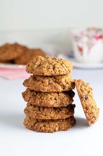 Gluten Free Cherry Coconut Oatmeal Cookies - Flavour and Savour