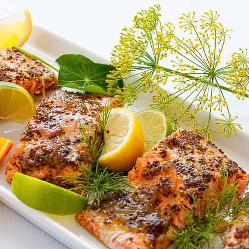 Honey Dijon Glazed Salmon In Foil Flavour And Savour