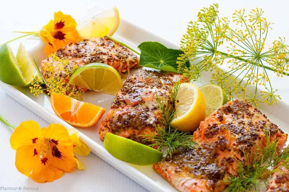 Honey Dijon Glazed Salmon In Foil Flavour And Savour