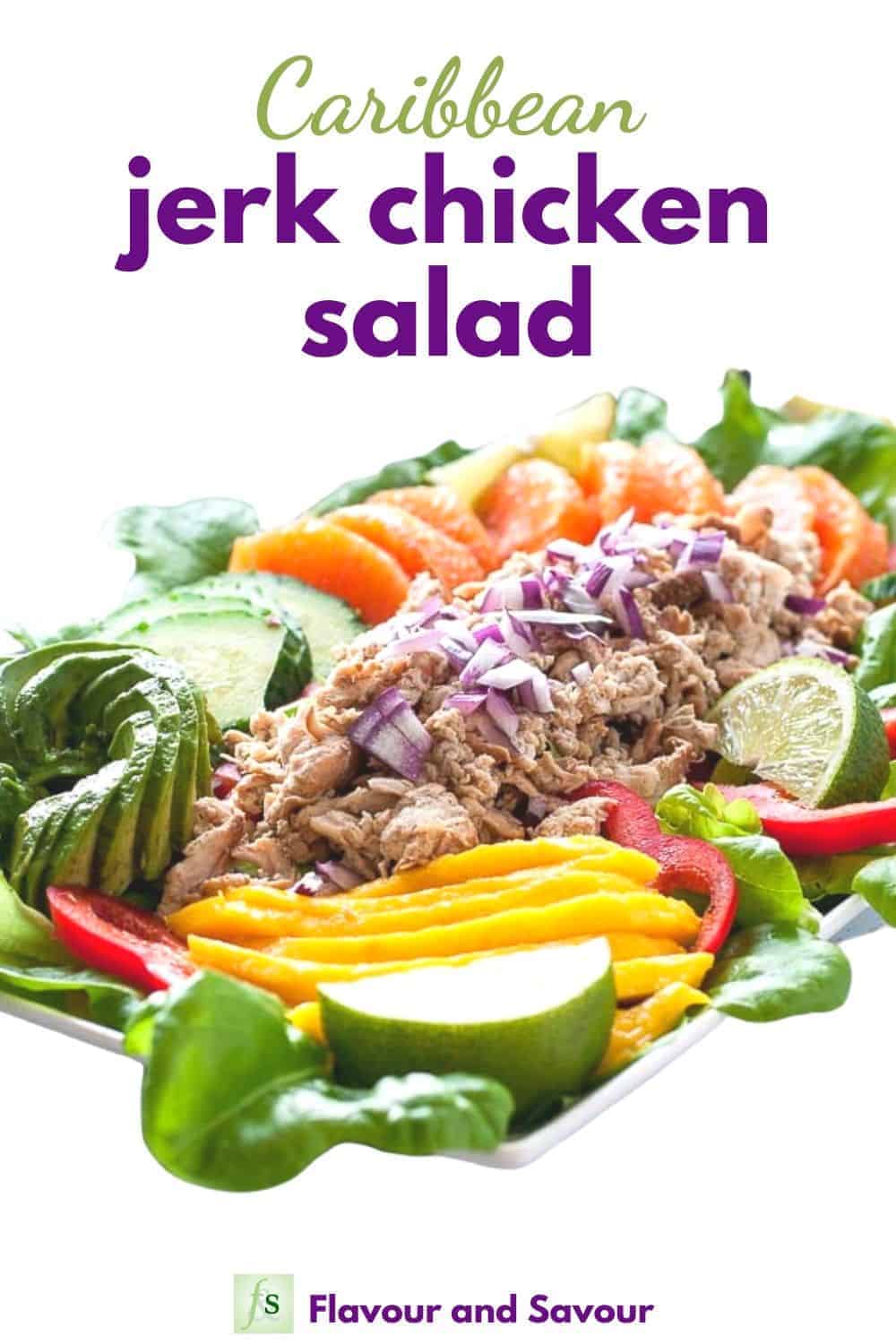 jerk chicken salad