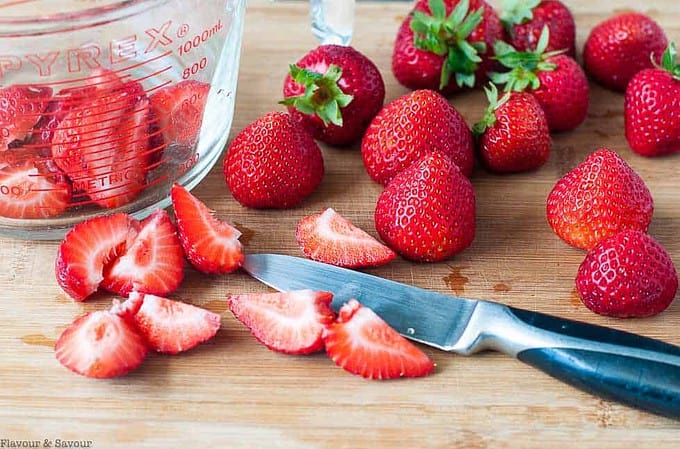 Strawberry Cucumber Salad with Creamy Lemon Dressing - Flavour and Savour