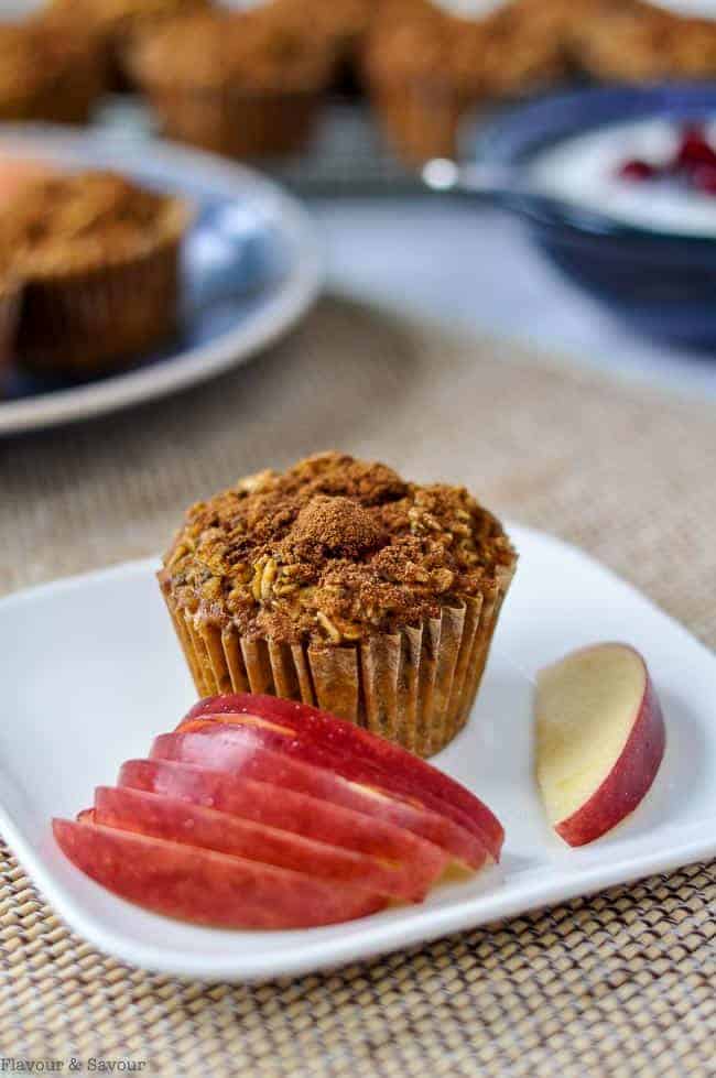 Warm Cranberry-Apple Pumpkin Baked Oatmeal - Flavour and Savour