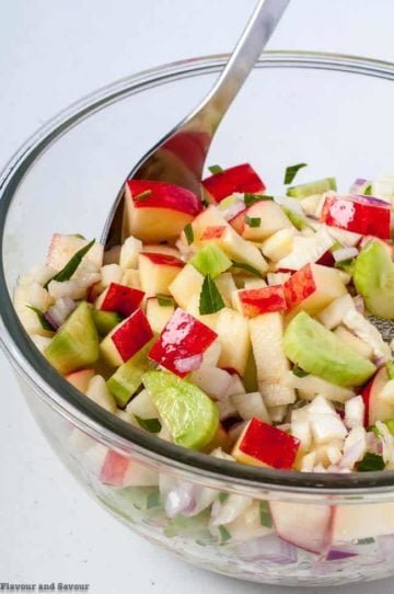 Fennel Apple Chopped Salad - Flavour and Savour