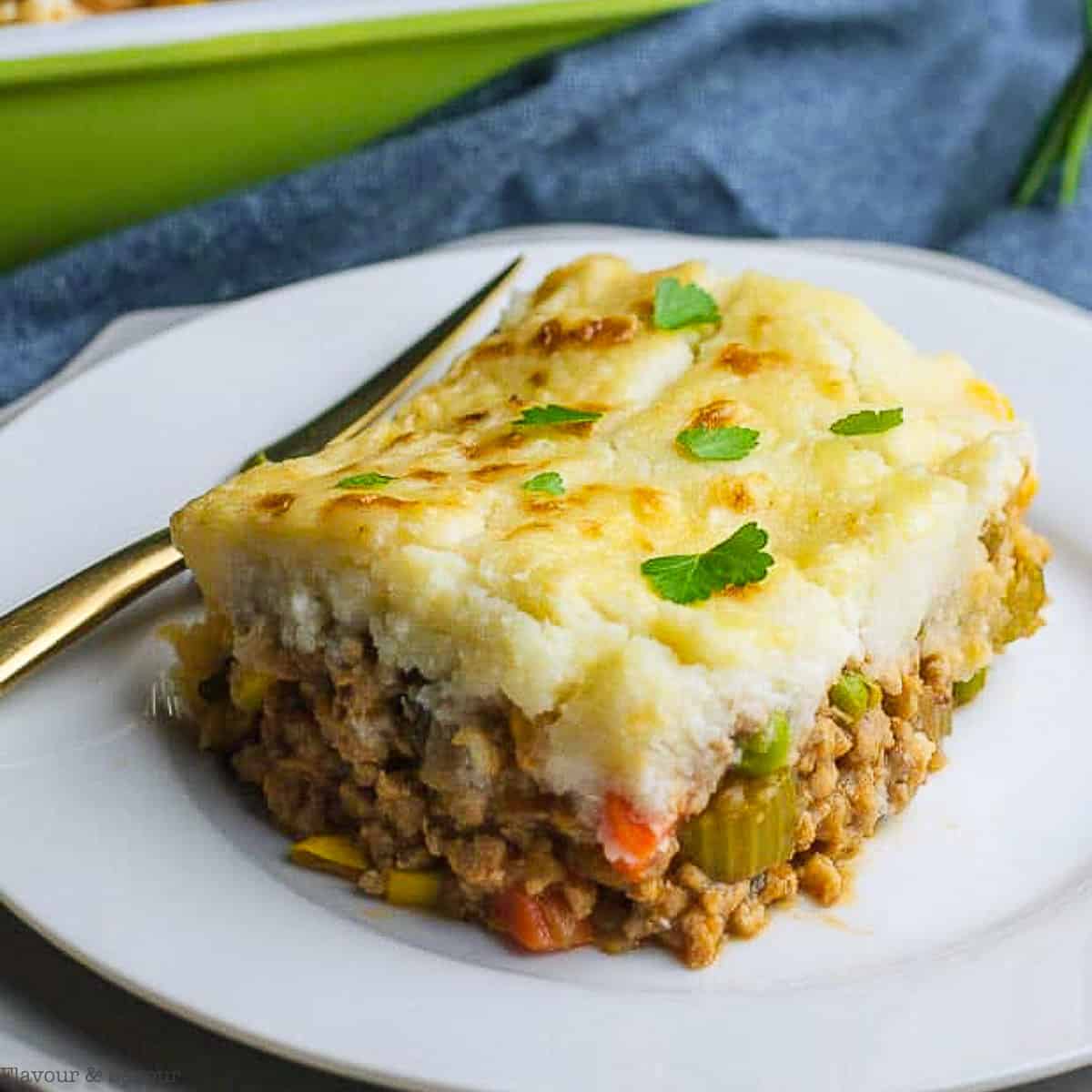 gluten-free shepherd's pie with cauliflower