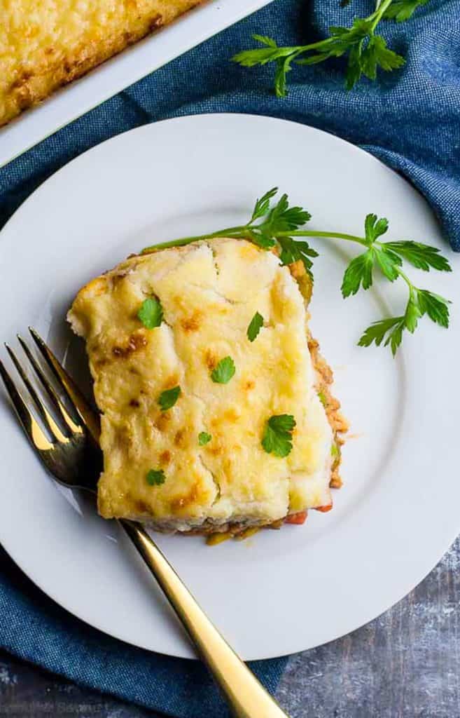 Shepherd's Pie with Mashed Cauliflower Crust - Flavour and Savour