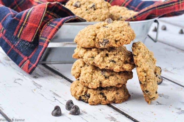 Cherry Chocolate Oatmeal Cookies - (Gluten-Free)| Flavour and Savour