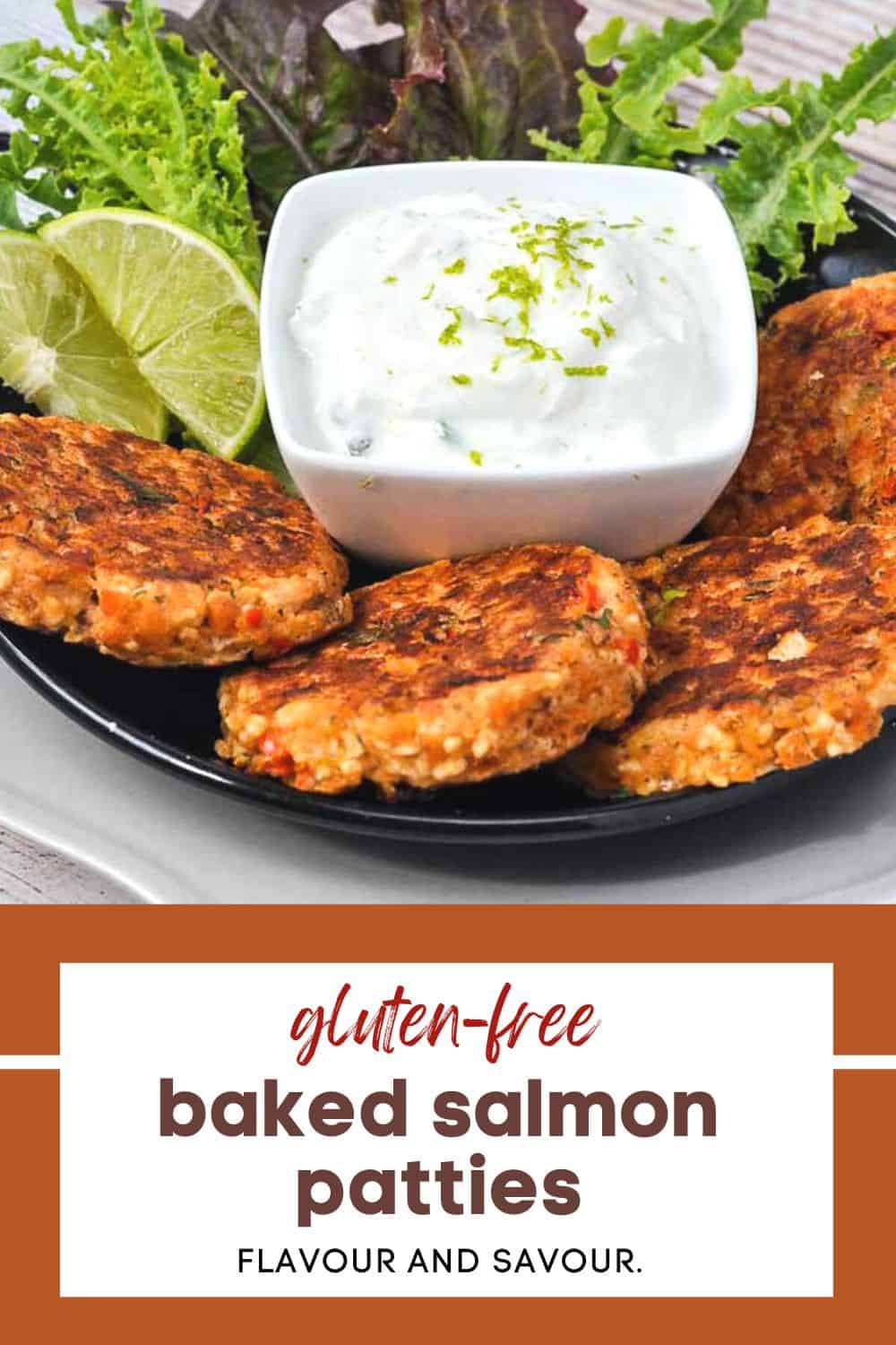 Gluten-free Baked Salmon Patties - Flavour and Savour