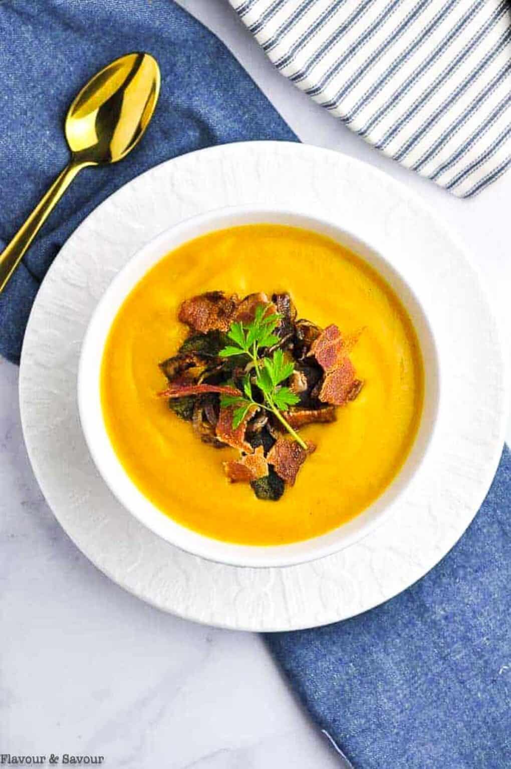 Butternut Squash Soup With Ginger And Orange Flavour And Savour