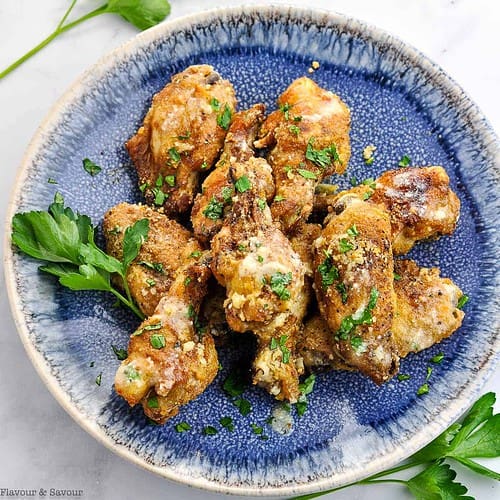 Garlic parmesan chicken wings air fryer best sale