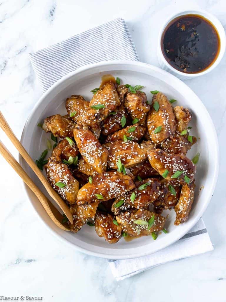 6 Crispy Air Fryer Chicken Wings - Flavour and Savour