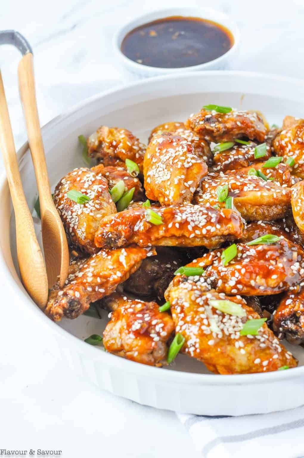 Air Fryer Teriyaki Chicken Wings - Flavour and Savour
