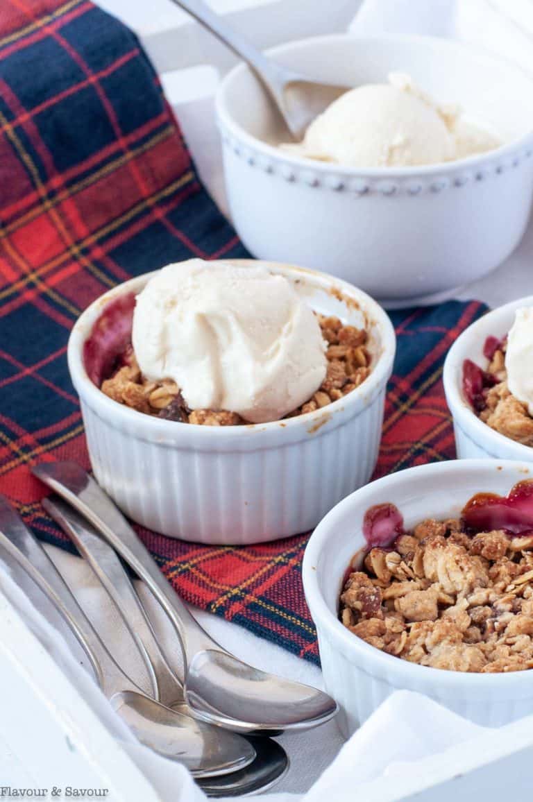 13 Fabulous Cherry Recipes For Fresh Or Frozen Cherries Flavour And   Air Fryer Cherry Almond Crisp 2 768x1156 