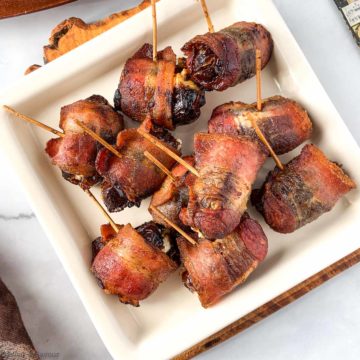 Air Fryer Bacon-Wrapped Dates - Flavour and Savour