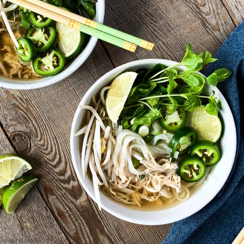 Instant Pot Chicken Pho (Pho Ga) - Flavour and Savour