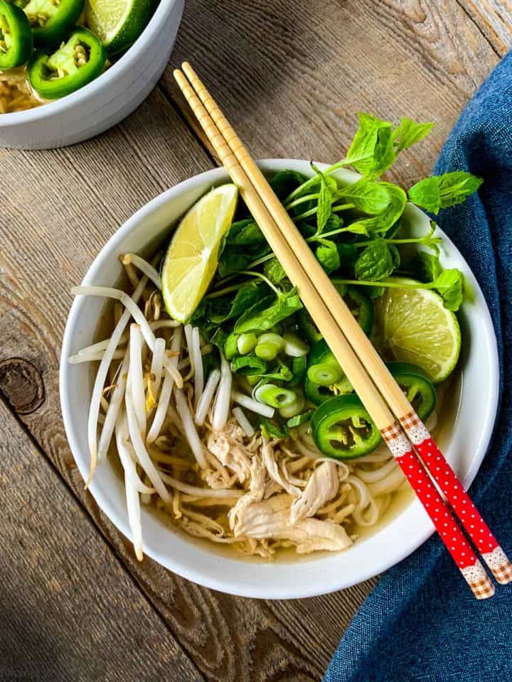 Instant Pot Chicken Pho (Pho Ga) - Flavour and Savour