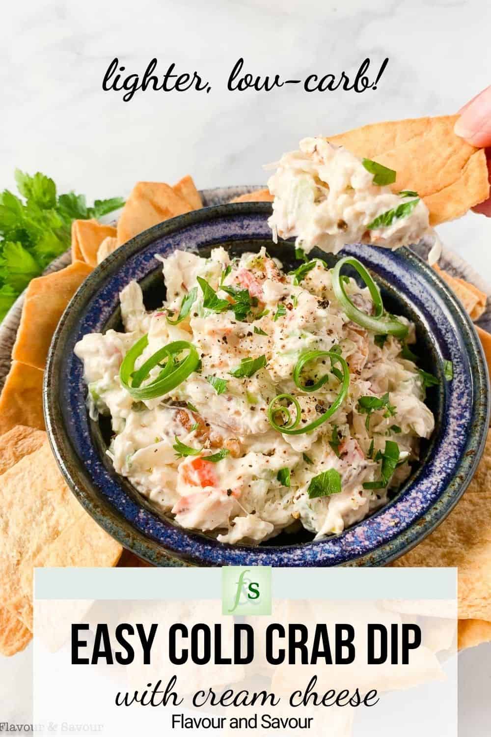 Easy Cold Crab Dip with Cream Cheese Keto Flavour and Savour