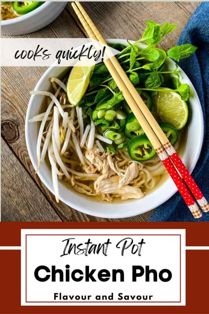 Instant Pot Chicken Pho (Pho Ga) - Flavour and Savour