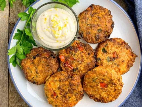 Crispy Air Fryer Salmon Patties