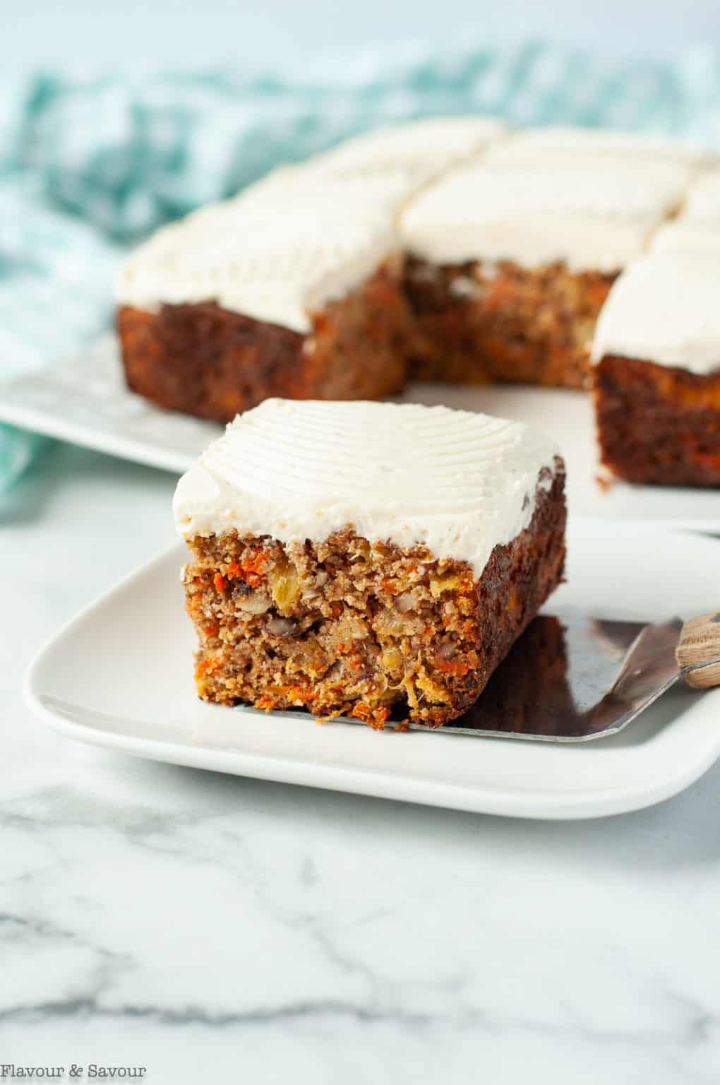 Grain-free Carrot Cake with Pineapple - Flavour and Savour