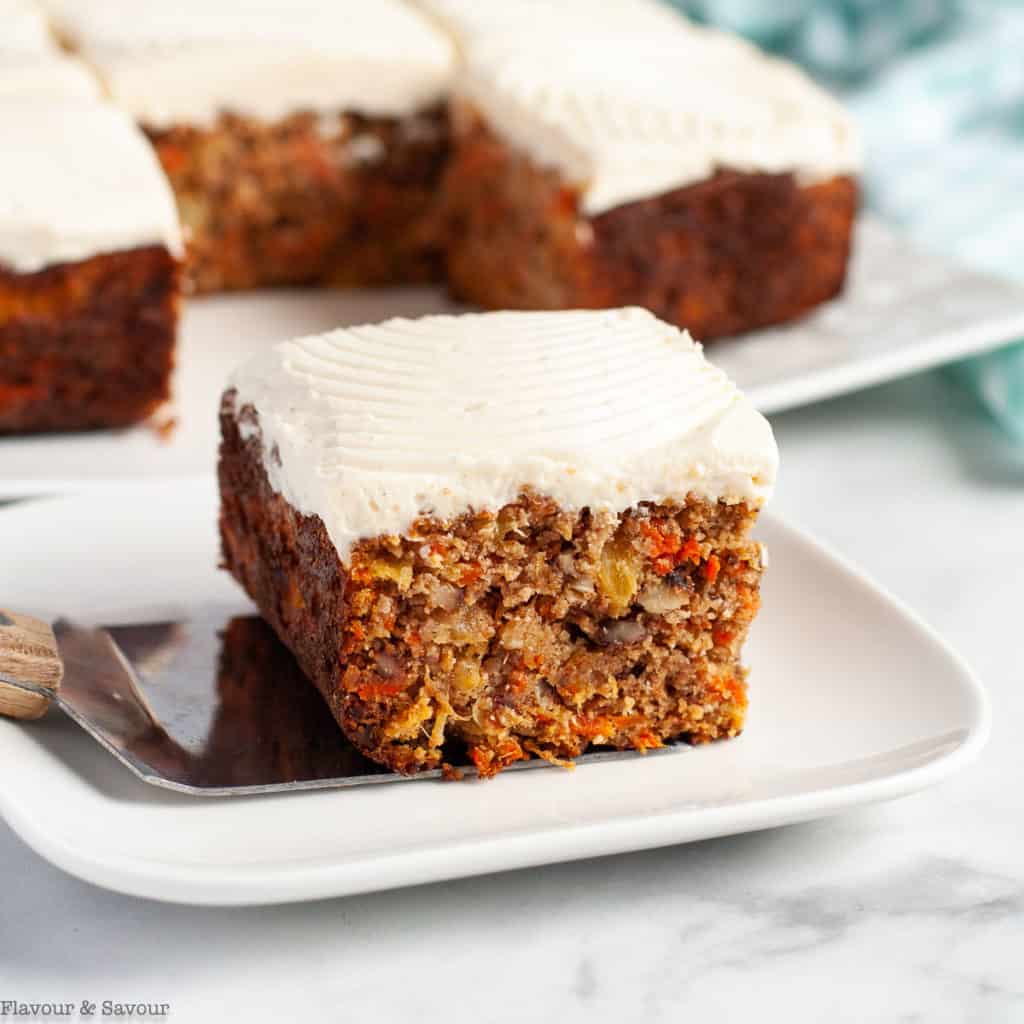 Grain-free Carrot Cake with Pineapple - Flavour and Savour