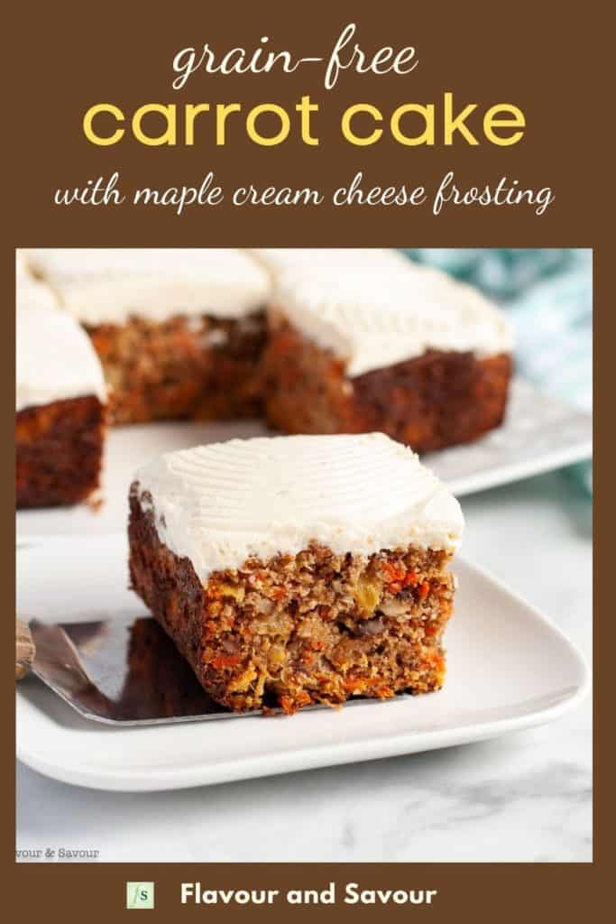 Grain-free Carrot Cake with Pineapple - Flavour and Savour