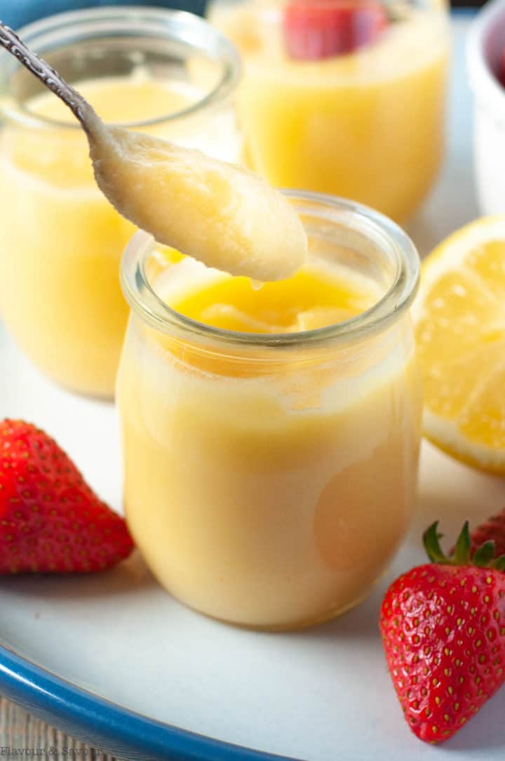 5-Minute Microwave Honey Lemon Curd - Flavour and Savour