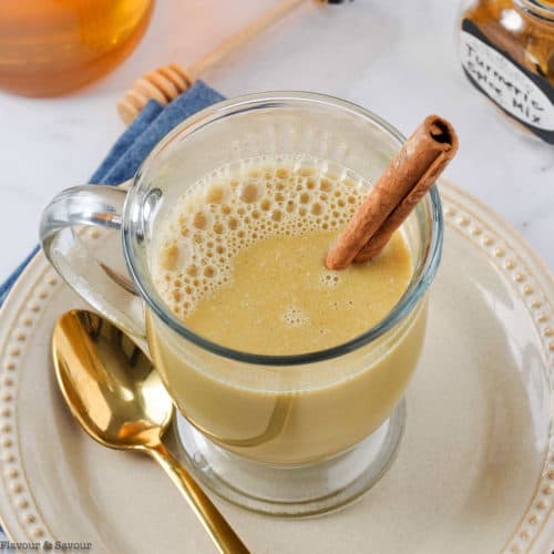 Warm Turmeric Cinnamon Milk - Flavour and Savour