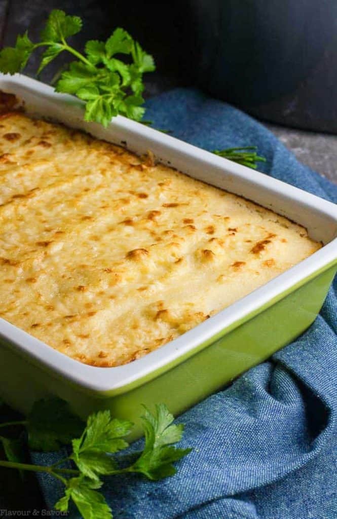Shepherd's Pie with Mashed Cauliflower Crust - Flavour and Savour