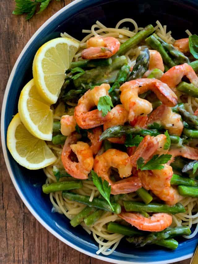 Air Fryer Lemon Garlic Shrimp - Flavour and Savour