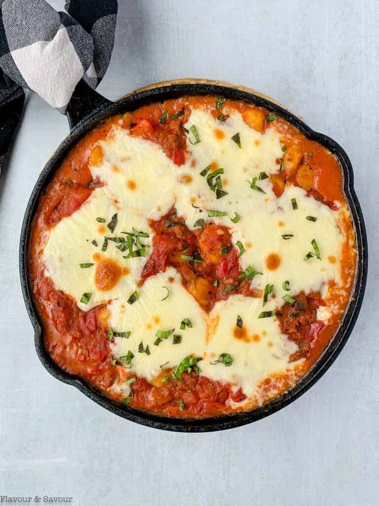 Cheesy Tomato Gnocchi Bake (no boil) - Flavour and Savour