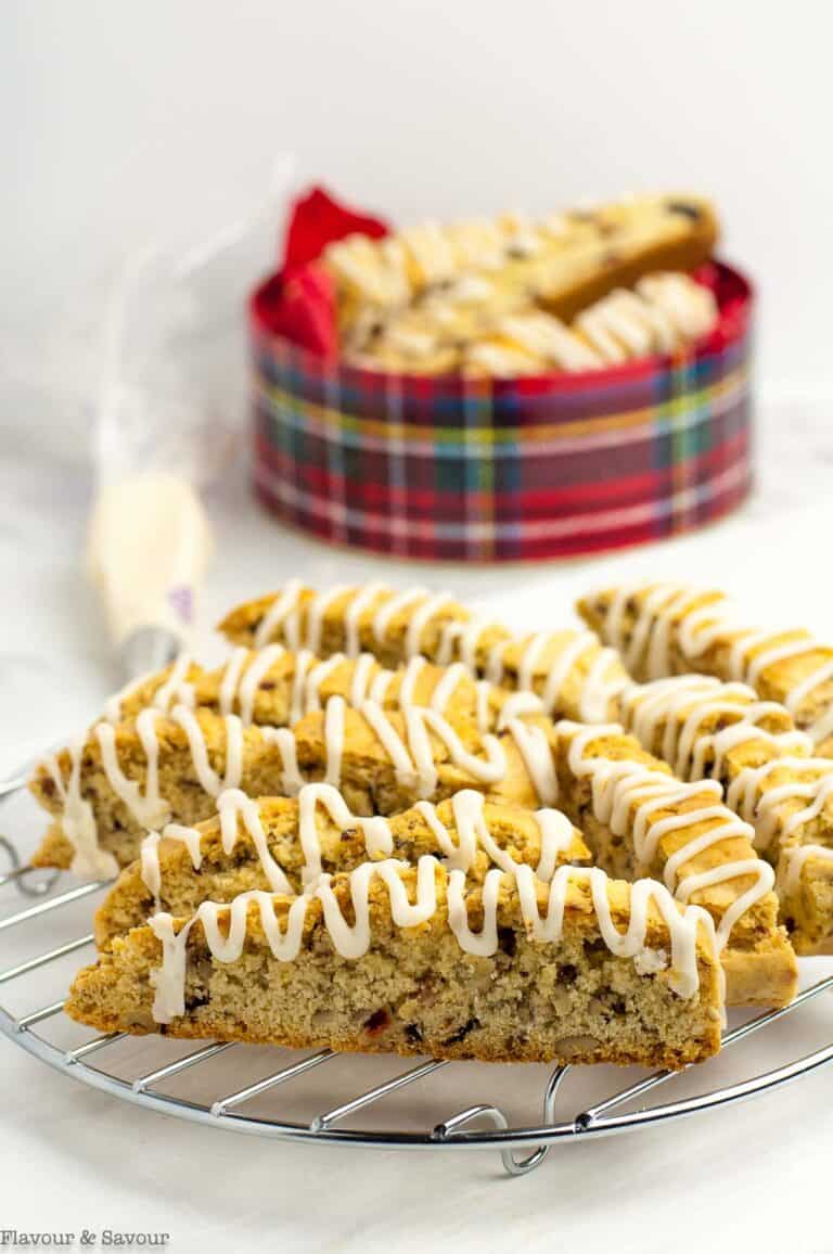 Never-Fail Cranberry Pecan Biscotti - Flavour and Savour