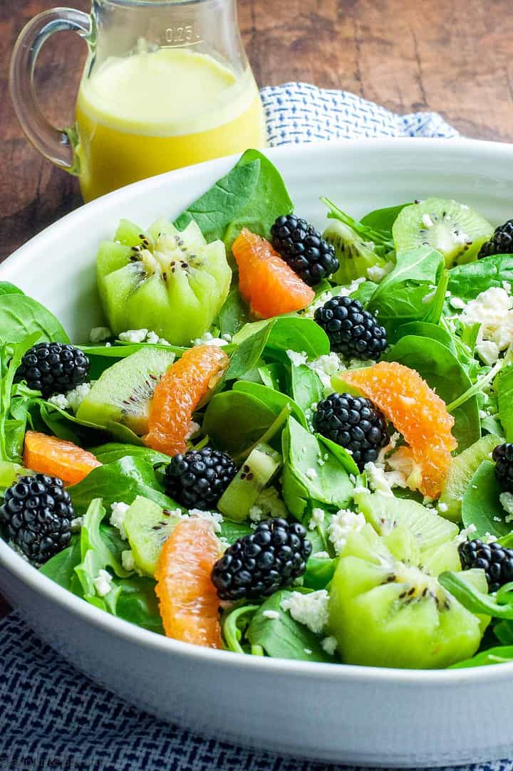 Blackberry Kiwi Salad with Oranges - Flavour and Savour