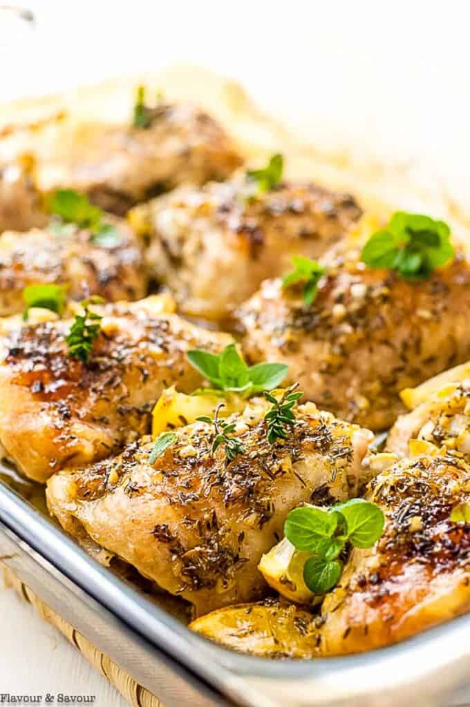 Easy Baked Lemon Chicken - Keto - Flavour and Savour