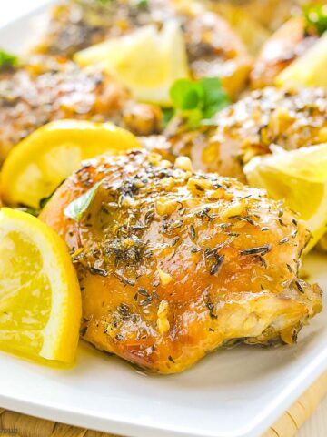 Instant Pot Sticky Chicken Thighs - Flavour and Savour