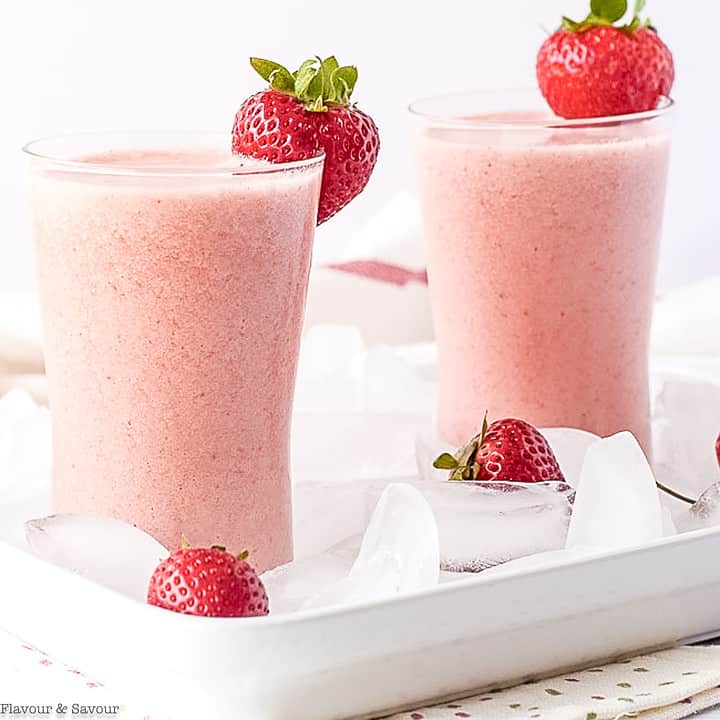 Strawberry Watermelon Collagen Smoothie - Flavour and Savour